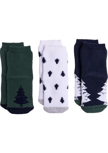 Hello Baby Erkek 3lü Havlu Çorap Erkek Bebek