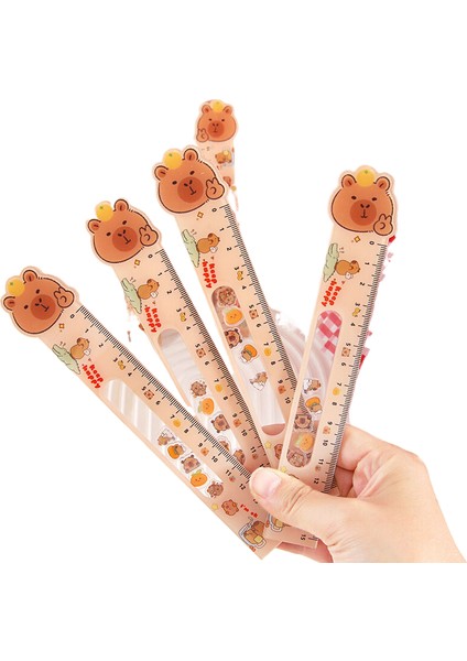 s 1 Adet Kawaii Sanrio Akrilik Cetvel Karikatür Hello Kitty Kuromi Pochacco Shaker Cetvel Çizim Aracı Bookmark Kırtasiye Öğrenci Hediye (Yurt Dışından)