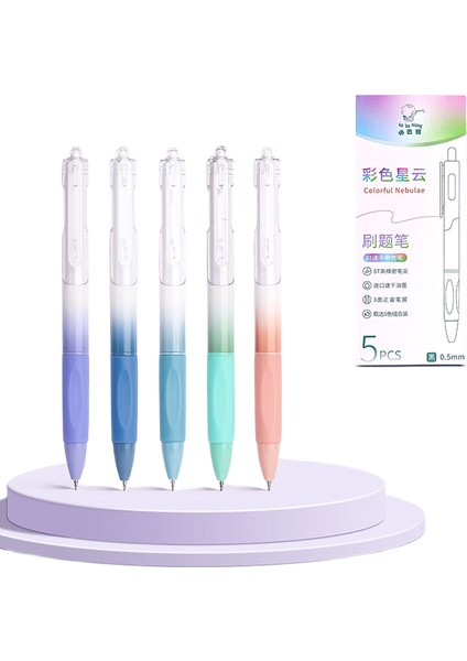 s 5 Sevimli Tükenmez Kalem Seti, Kore ve Japon Okul Ofis Kırtasiye Malzemeleri, Iş ve Ofis Kullanımı Için Kawaii Nötr Kalemler. (Yurt Dışından)