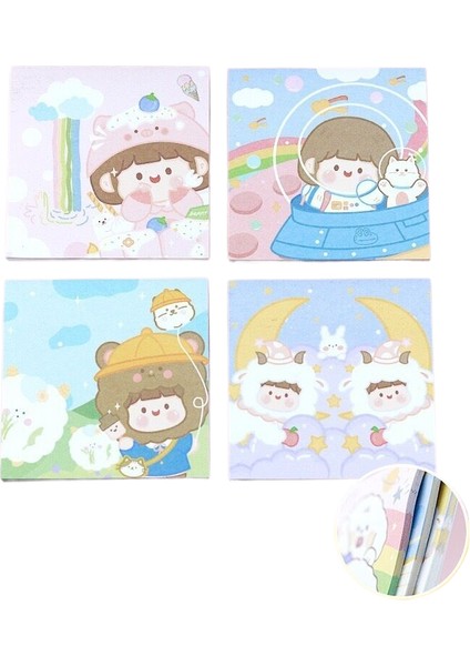 s Sevimli Yapışkan Notlar Ins Tarzı Astronot Serisi Kız Kalp Yüksek Değerli Çıkartmalar Öğrenci El Kitabı Çıkartmaları Mesaj Çıkartmaları (Yurt Dışından)