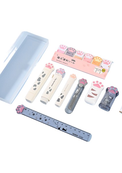 s Cat's Paw Kırtasiye Seti Okul Hediyesi 9'u 1 Arada (Yurt Dışından)