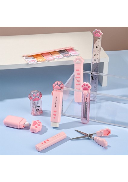 s Cat's Paw Kırtasiye Seti Okul Hediyesi 9'u 1 Arada (Yurt Dışından) modelleri