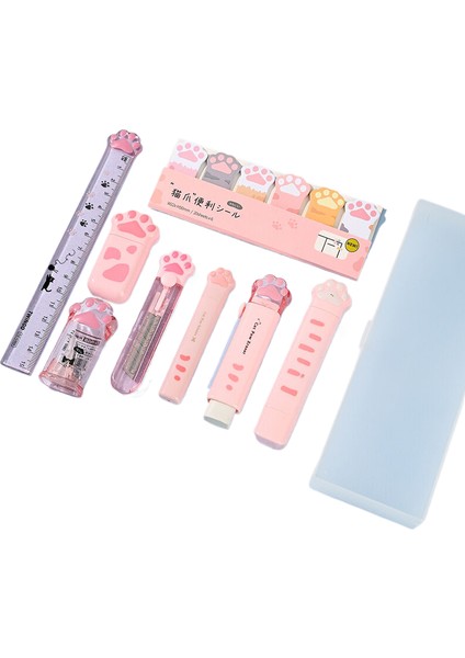 s Cat's Paw Kırtasiye Seti Okul Hediyesi 9'u 1 Arada (Yurt Dışından)