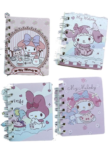 s Sanrio Pochacco Defter Kuromi Hello Kitty A7 Bobin Kitap Günlük Haftalık Planlayıcı Ajanda Haftalık Kırtasiye Ofis Malzemeleri Okul Malzemeleri (Yurt Dışından)