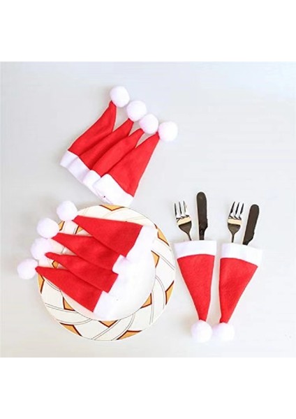 Yılbaşı Süsleri, Mini Noel Baba Şapkaları, Çatal Bıçak Takımları, Masa Süsleri (Yurt Dışından) modelleri