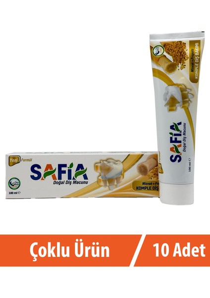 Diş Macunu Misvak ve Propolis 10x100 ml
