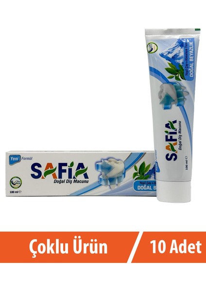 Diş Macunu Yeşil Çay ve Himalaya Tuzu 10x100 ml