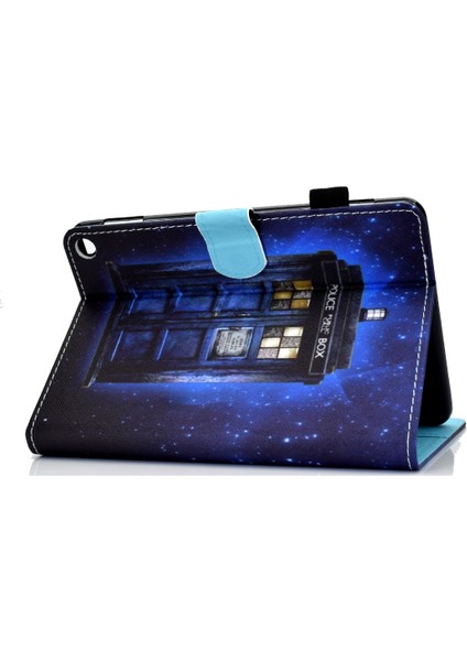 Fire Hd 8 (2020) Boyalı Deri Tablet Kılıfı (Yurt Dışından)