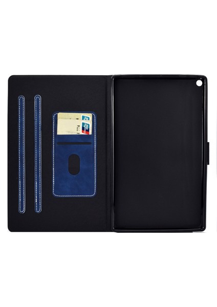 Fire HD10 2015 2017 Deri Tablet Kılıfı (Yurt Dışından)