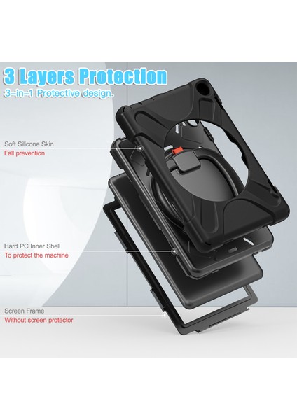 Fire Hd 8 2022 Silikon + Pc Tablet Kılıfı (Yurt Dışından) fırsatları