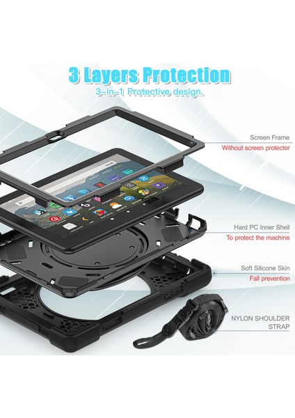 Fire Hd 8 2022 Silikon + Pc Tablet Kılıfı (Yurt Dışından) indirimleri