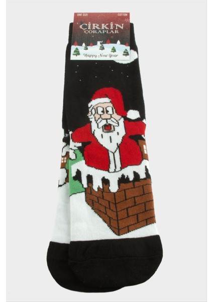 Noel Baba Yılbaşı Penye Çorap