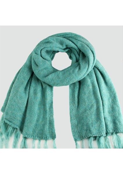 Örgülü Iplik Kışlık Şal