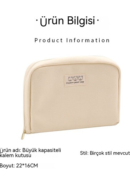 Büyük Kapasiteli Öğrenci Kalem Kutusu, Sınıflandırılmış Depolama, Yüksek Değerli Kozmetik Çantası, Bölünmüş Saklama Çantası, Saklama Çantası (Yurt Dışından)