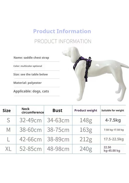 Yelek Tasmalı Rahat Yansıtıcı Orta ve Büyük Köpek Koşum Takımı (Yurt Dışından) fiyatları