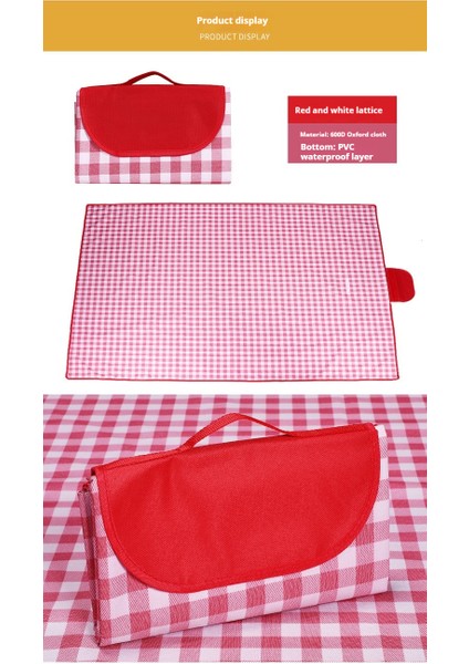 Piknik Matı Oxford Kumaş Neme Dayanıklı Mat Piknik Bezi Dış Mekan Ürünleri Taşınabilir Su Geçirmez Çadır Mat (Yurt Dışından) fiyatları