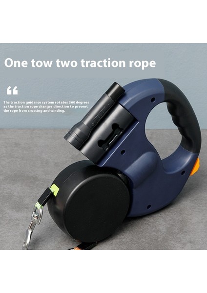 Ikisi Bir Arada, Çift Başlı Otomatik Geri Çekilebilir Köpek Tasması (Yurt Dışından) modelleri