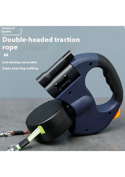 Ikisi Bir Arada, Çift Başlı Otomatik Geri Çekilebilir Köpek Tasması (Yurt Dışından) fırsatları