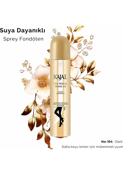 Bacak Fondöteni - Spray On Leg Foundation 75 Ml