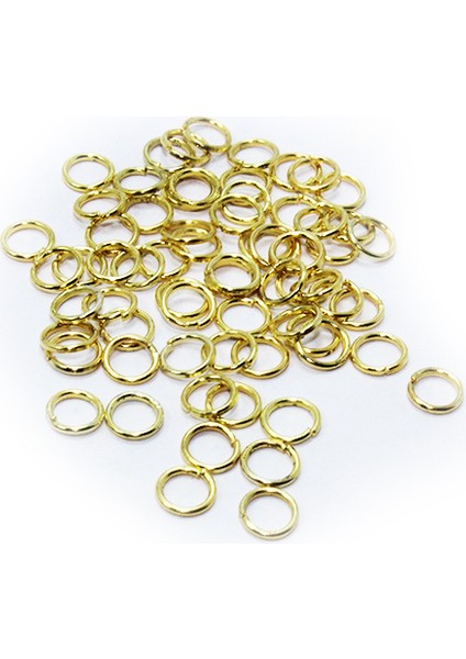 Metal Halka 4 mm 10 gr - Altın Renk Takı ve Aksesuar Halkası