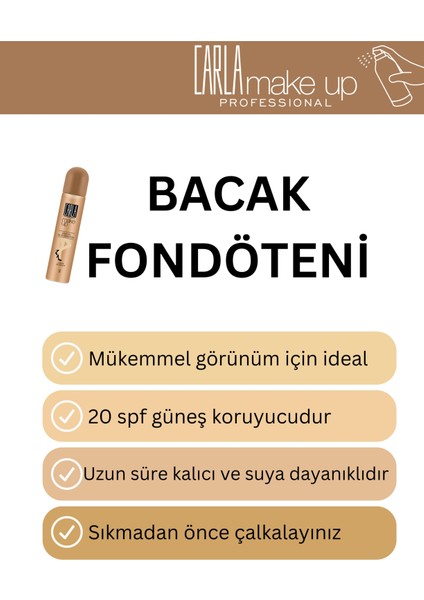 Spray On Leg Foundation - Bacak Fondöteni 75 ml