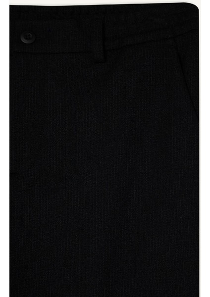 Pantolon Tailored Regular Fit Basic Düz Cepli Düz Paça D3707AX24AU