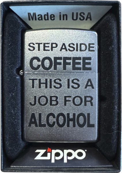 Setep Asıde Coffee Thıs Is A Job For Alcohol Çakmak - 49007-00063-MODEL37 fiyatları