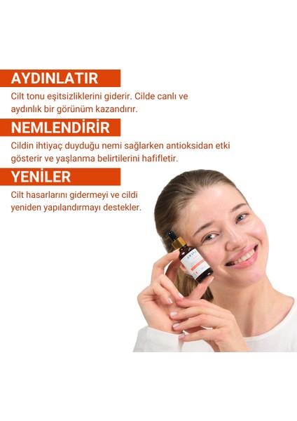 Vitamin-C Cilt Tonu Dengeleyici Aydınlatıcı Serum 30 ml