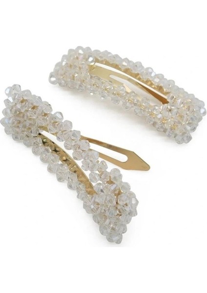 Lorenza Kristal Dörtgen Pens Toka Seti 2'li Paket fiyatları