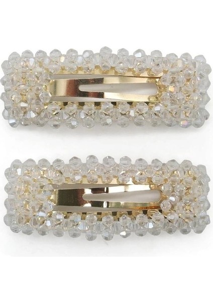 Lorenza Kristal Dörtgen Pens Toka Seti 2'li Paket modelleri