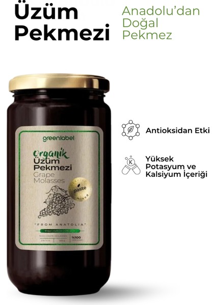 Greenlabel Organik Üzüm Pekmezi 620 gr fiyatları