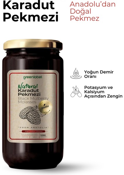 Greenlabel Natural Karadut Pekmezi 620 gr fiyatları