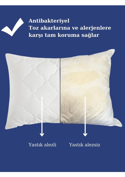 Pamuklu, 12'li Yastık Alezi, Yastık Kılıfı, Su / Sıvı Geçirmez fırsatları