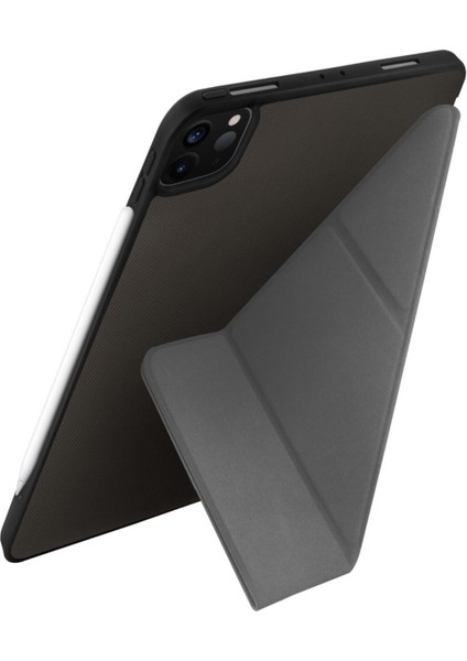 Apple Ipad Pro 11 Inç 2022 M2 Uyumlu Kılıf Transforma Serisi Kalem Bölmeli 3 Farklı Stand