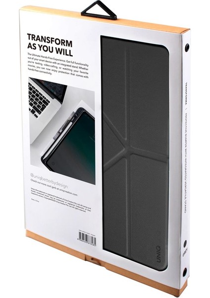 Apple Ipad Pro 11 Inç 2022 M2 Uyumlu Kılıf Transforma Serisi Kalem Bölmeli 3 Farklı Stand