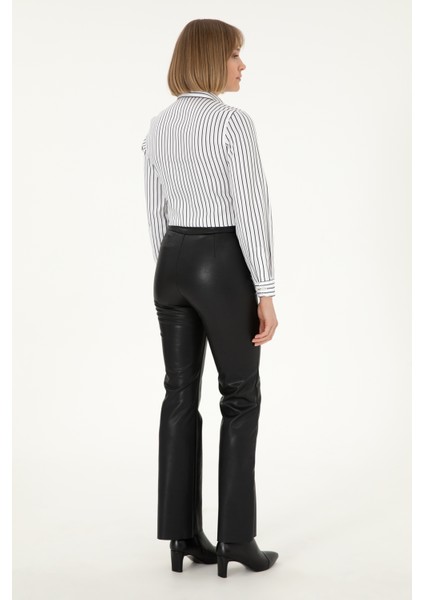 Kadın Siyah Pantolon (Kanvas-Chino) 50290878-VR046 fırsatları