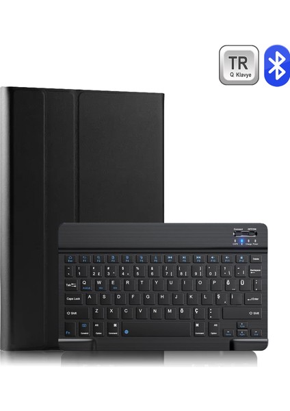 Xiaomi Pad 5 / Mi Pad 5 Tablet ile Uyumlu Bluetooth Türkçe Klavyeli Standlı Kılıf AL4824 Ithl