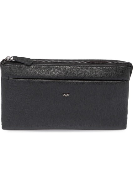 Siyah Hakiki Deri Erkek Portföy Çantası - S1PC00021519-U9G