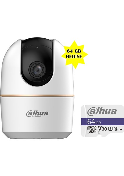 DH-H2A Hero A1 360° WI-FI Gece Görüşlü Akıllı Güvenlik Kamerası