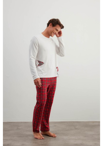 Erkek Pamuklu Uzun Kollu Pijama Takımı fiyatları