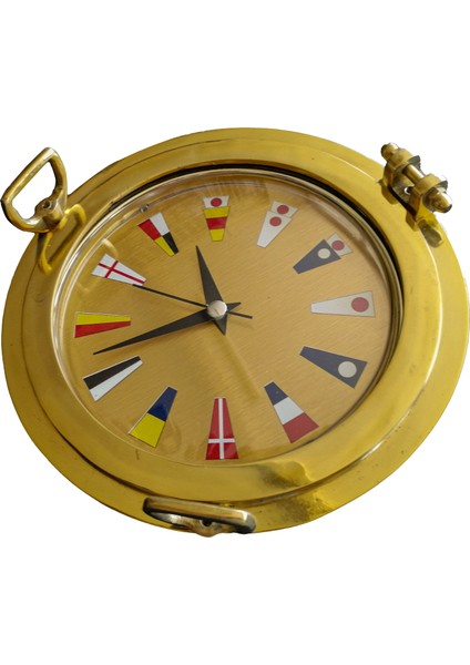 Pirinç Döküm Lumbozlu Işaret Sancaklı Mot