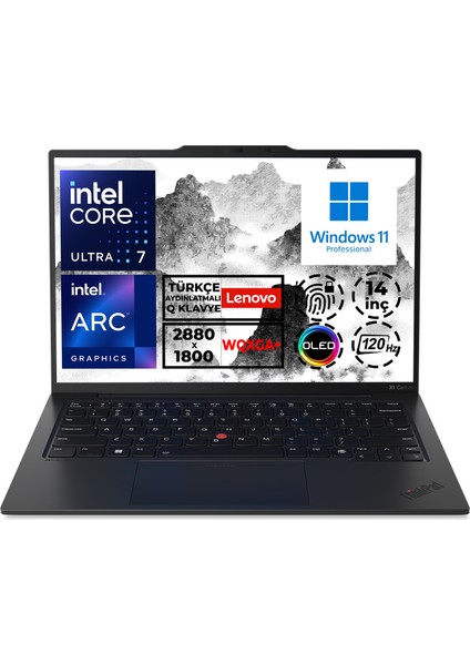 Thinkpad X1 Carbon G12 Ultra 7 155H 32GB 1tb SSD 14" Wqxga+ W11P Notebook 21KC00SGTX