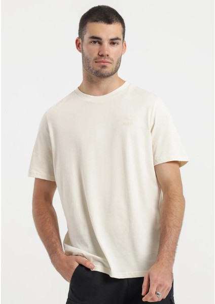 Classic Small Logo T-Shirt In Cream