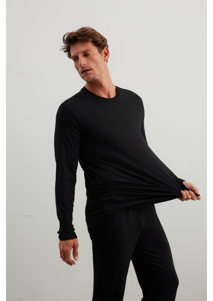Erkek Modal Uzun Kollu T-Shirt fiyatları