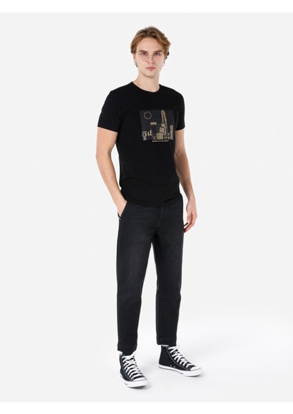 Siyah Erkek Tshirt K.kol modelleri