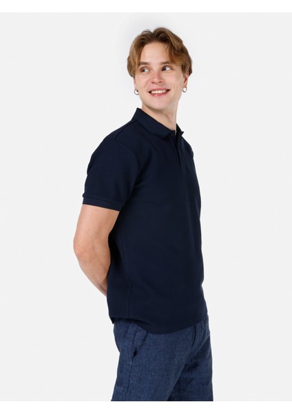 Lacivert Erkek Polo K.kol