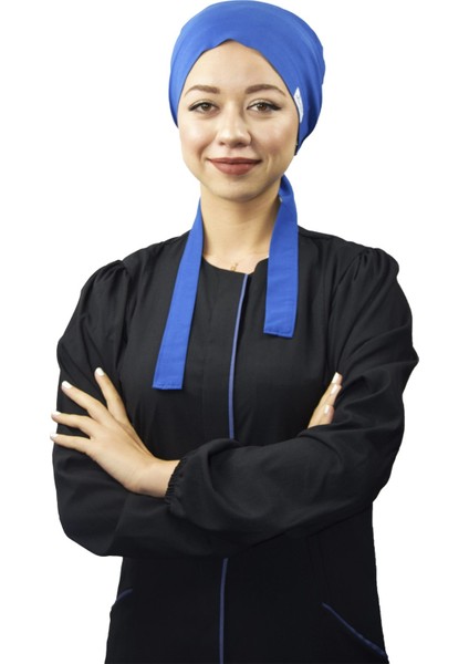 Tesettür Saks Mavi Cerrahi Bone