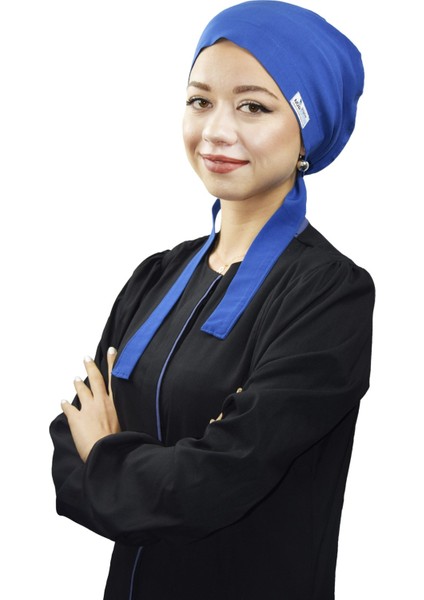 Tesettür Saks Mavi Cerrahi Bone fiyatları