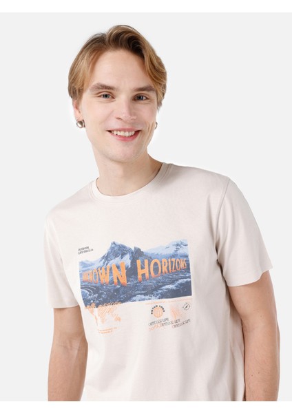 Bej Erkek Tshirt K.kol fırsatları