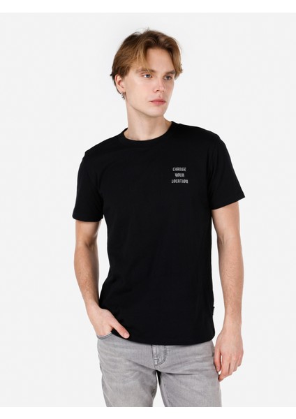 Siyah Erkek Tshirt K.kol